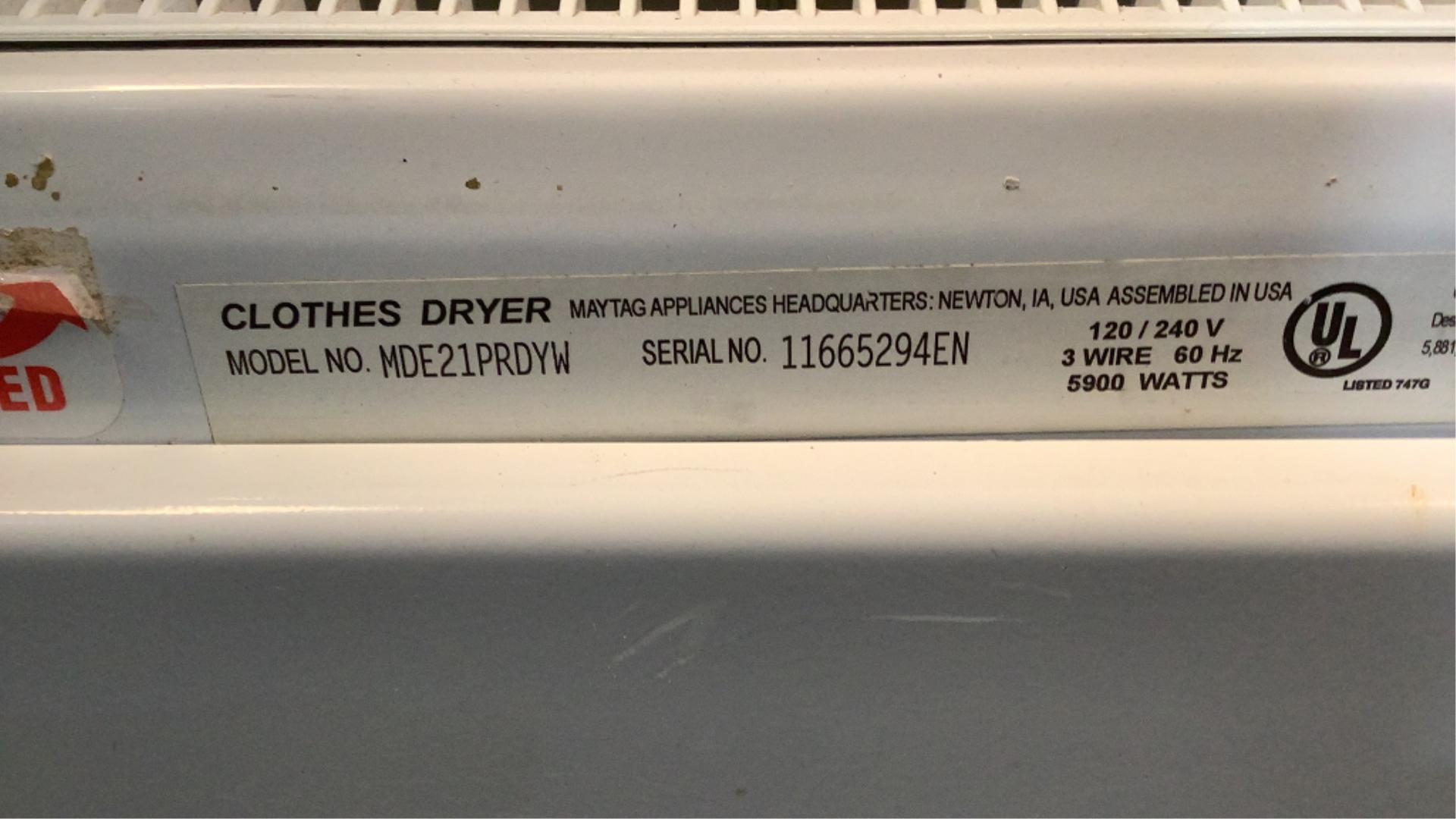 Maytag Commercial Dryer MDE21PRDYW