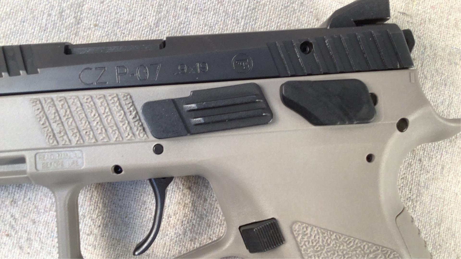 CZ P-07 Suppressor Ready Pistol 9mm Luger