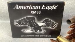 (18) American Eagle 50 BMG XM33C Ammunition