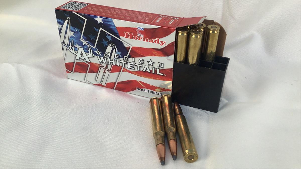 (20) Hornady American Whitetail 30-06 SPRG Ammo