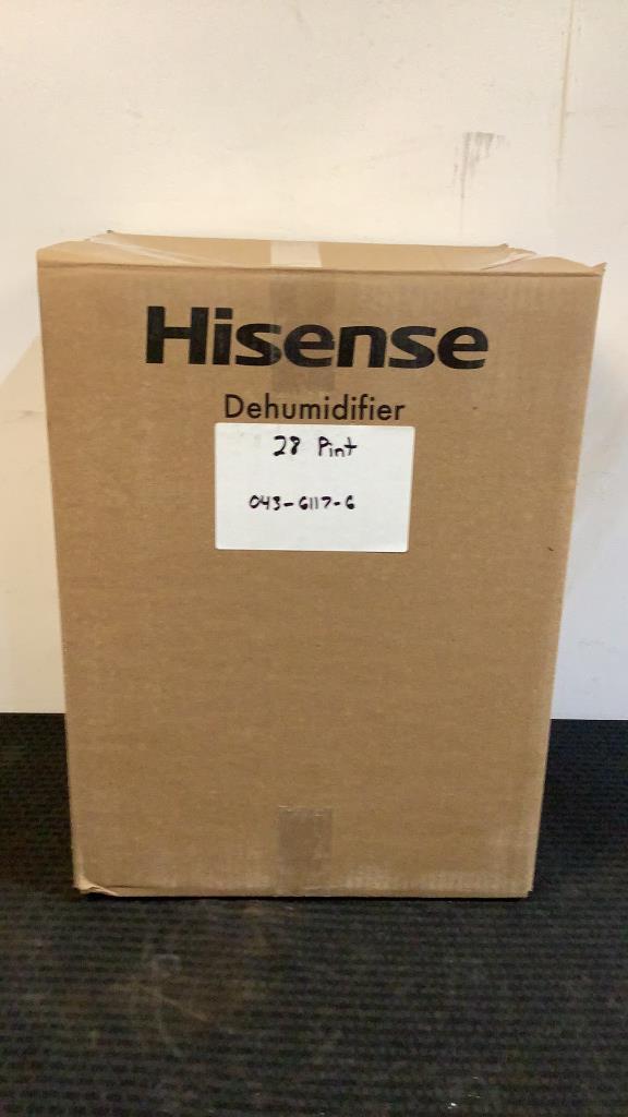 Hisense 28 Pint Dehumidifier 043-6117-6