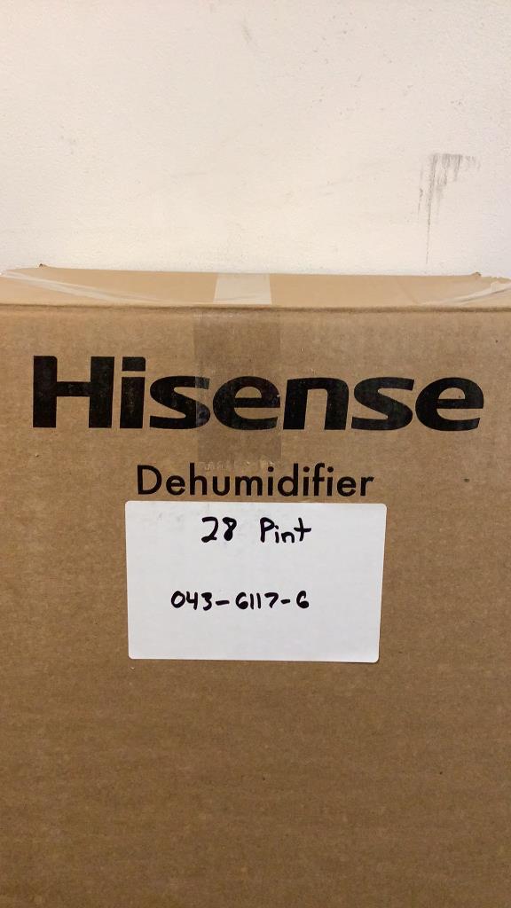 Hisense 28 Pint Dehumidifier 043-6117-6