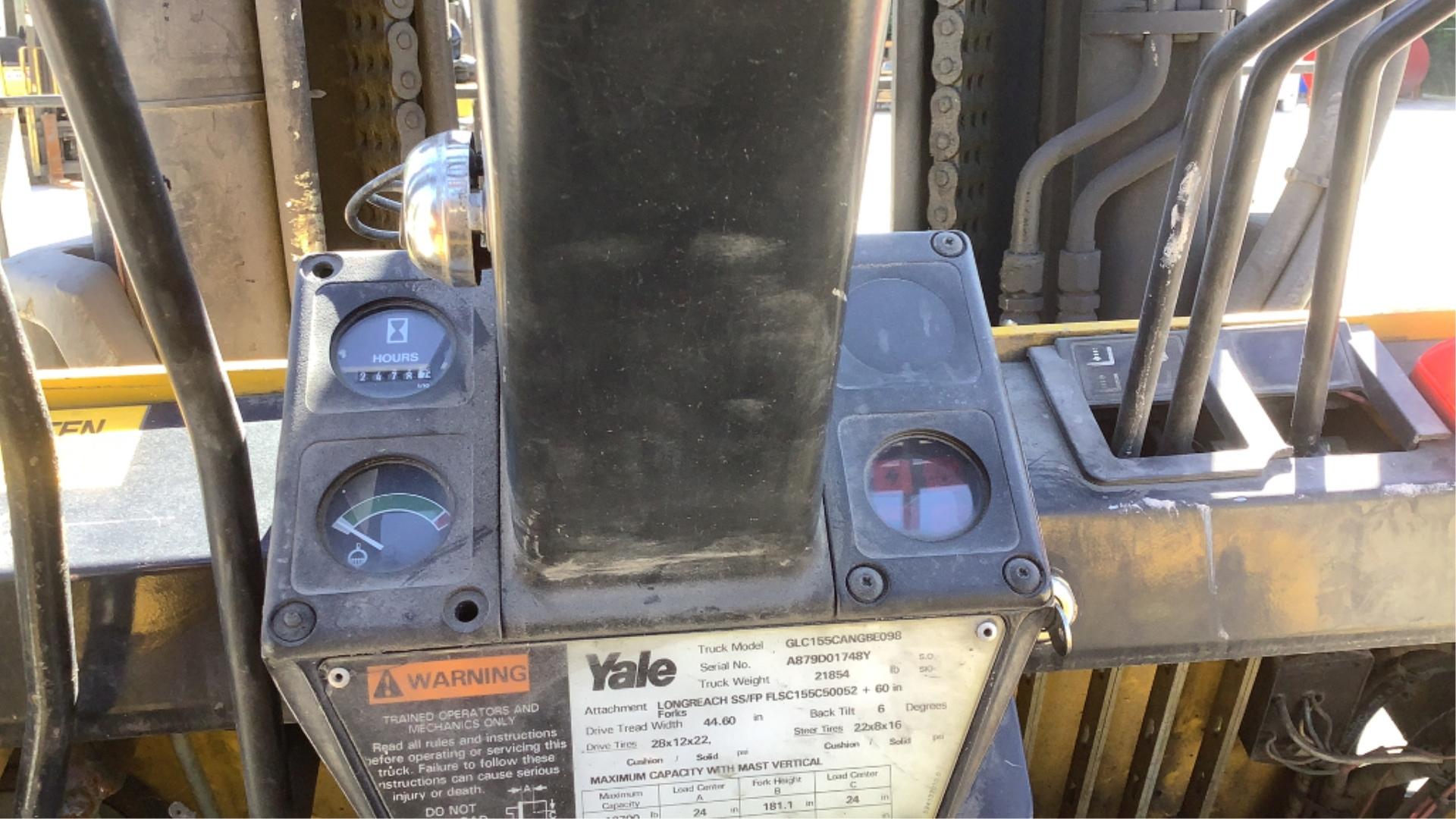 Yale 13,700Lb Propane Forklift GLC155CANGBE098