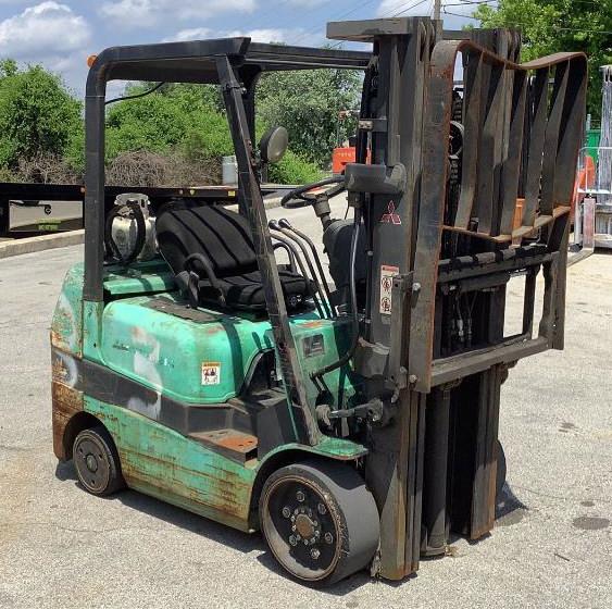 2011 Mitsubishi 4,350Lb Propane Forklift FGC25K