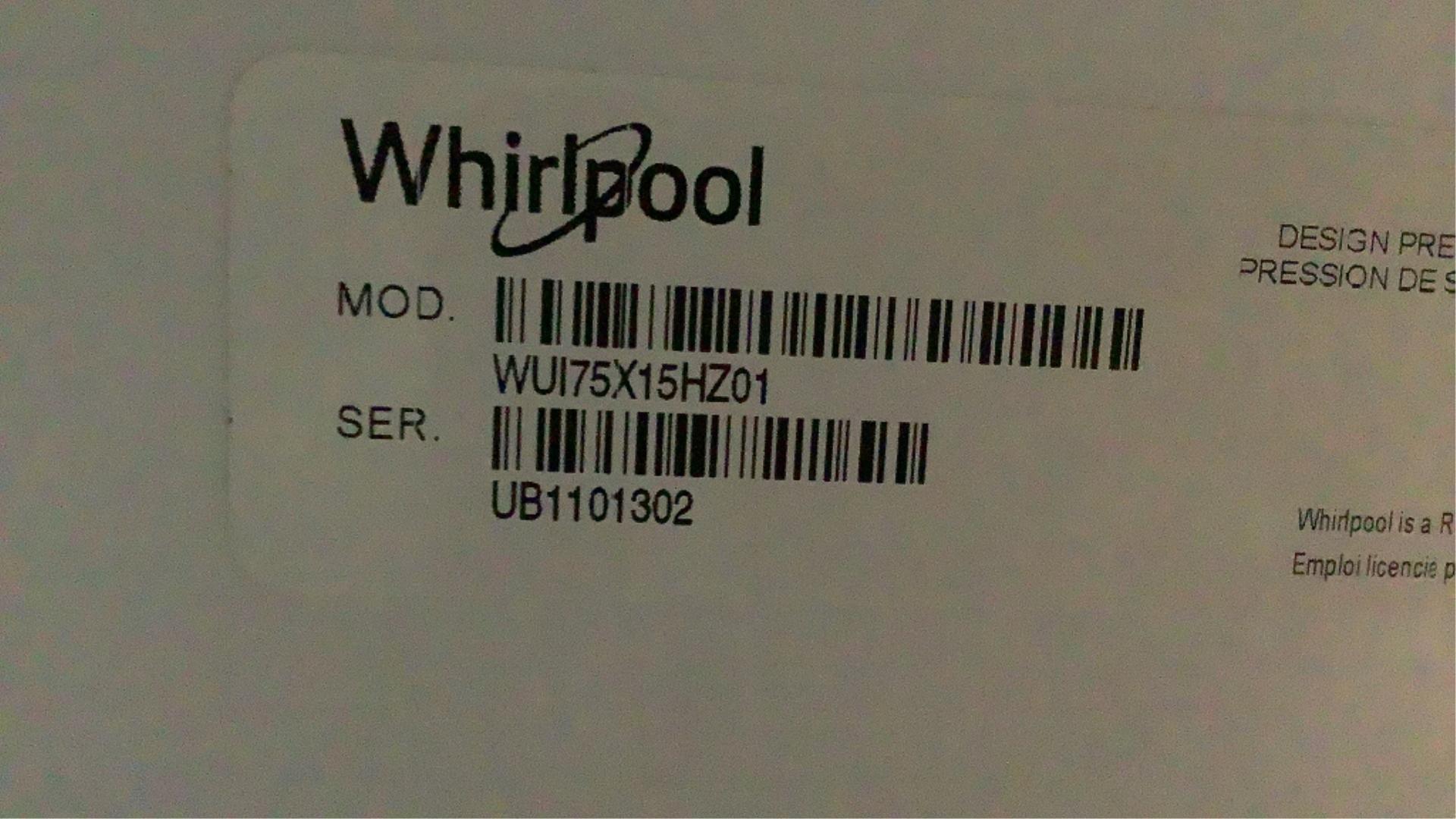 Whirlpool Ice Maker WUI75X15HZ01