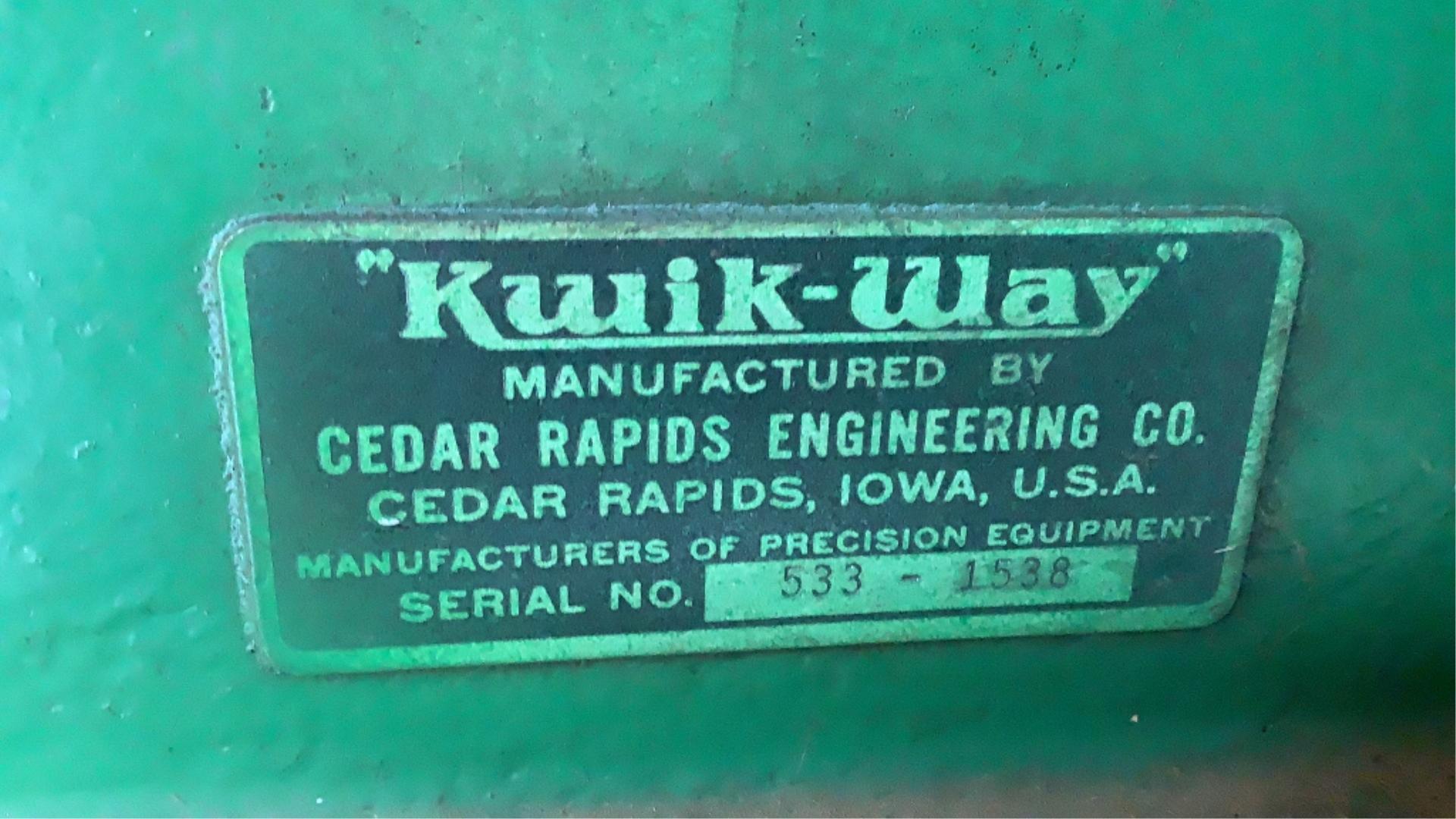 Kwik-Way Crank Straightening Press 5HP