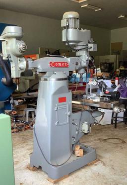 1986 Comet Vertical Milling Machine 2V4G