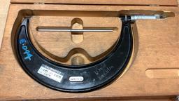 (3) Starrett Assorted Micrometers