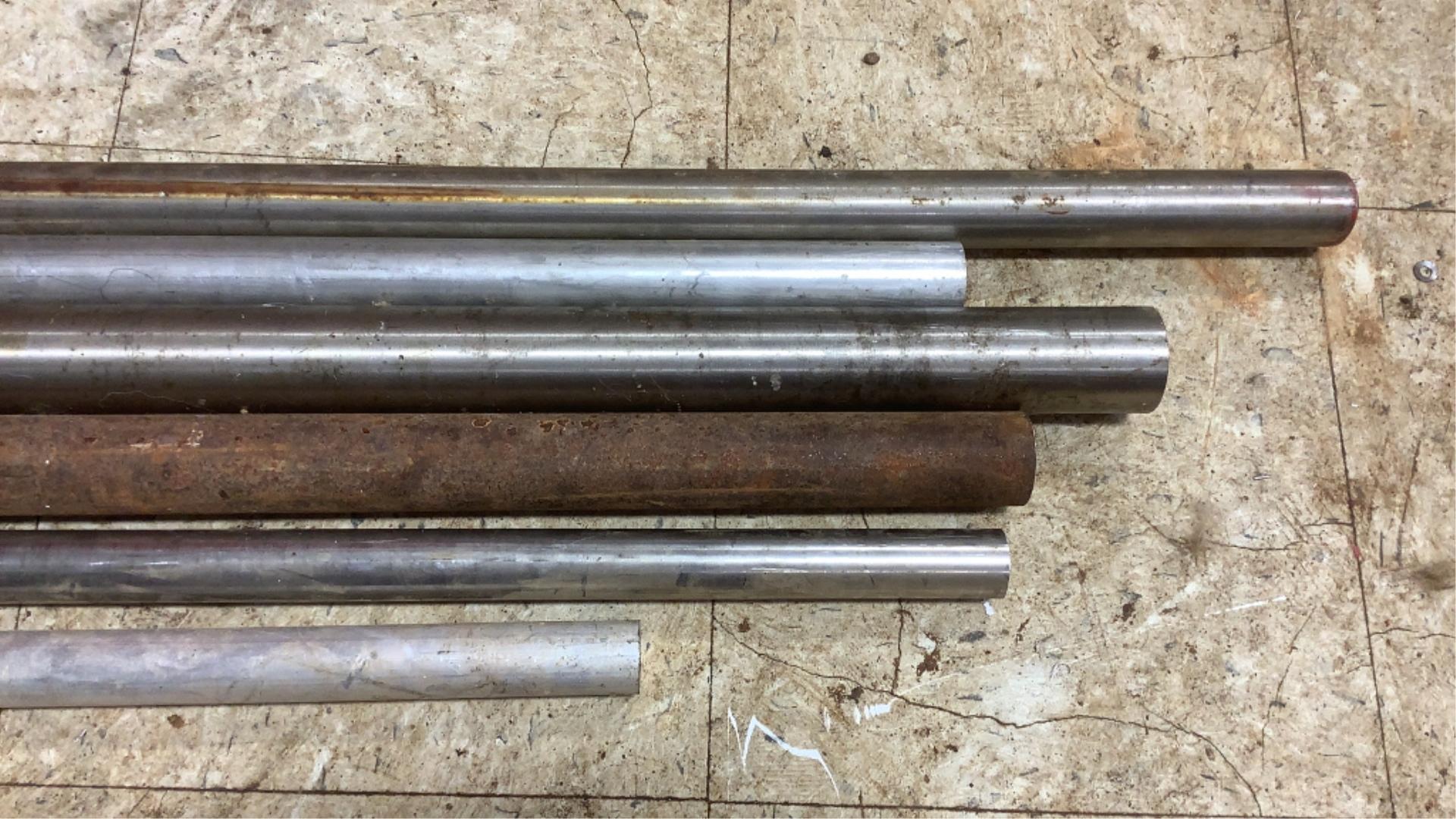 (7) Assorted Round Bar Stock