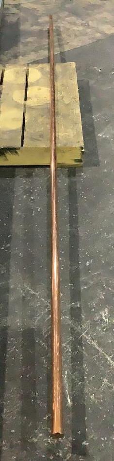 12'x1-1/4" Round Copper Bar Stock