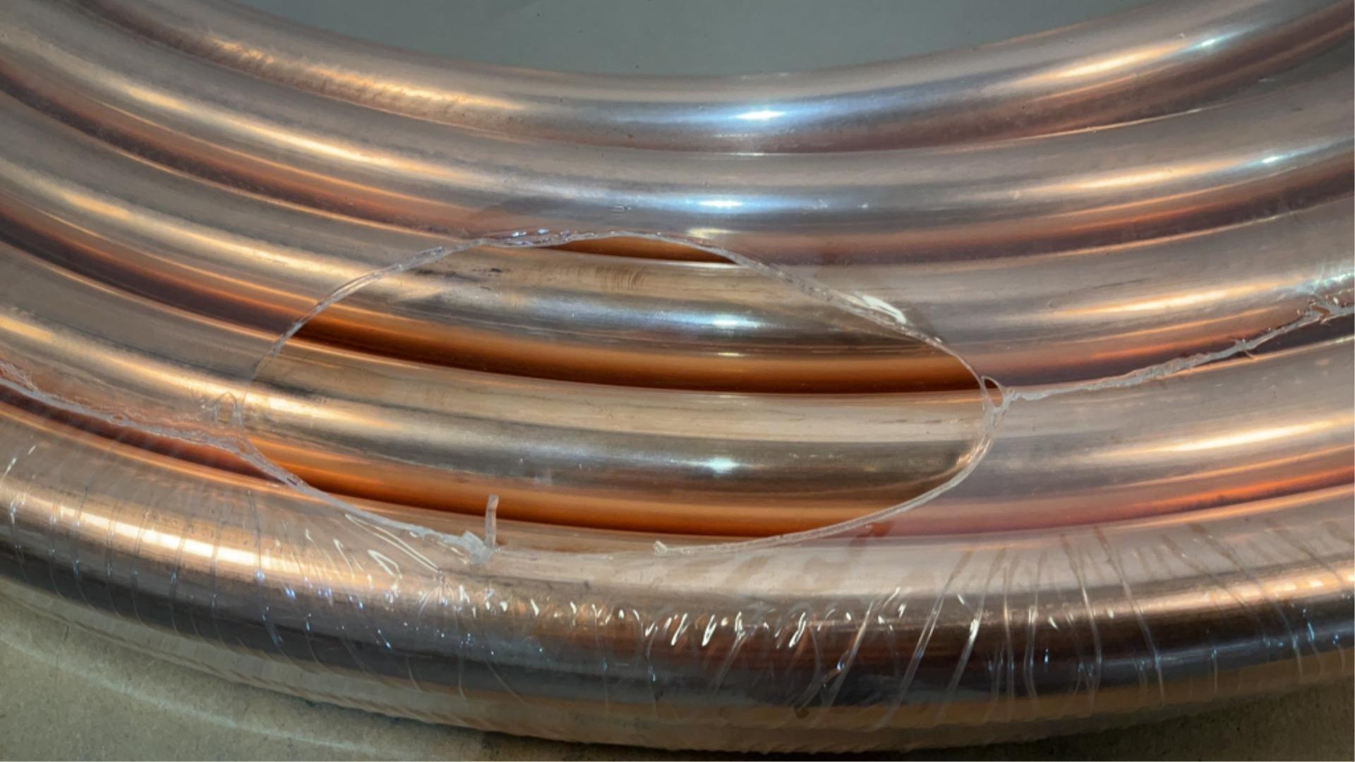 (3) Mueller 7/8"x50' Copper Refrigeration Tubing