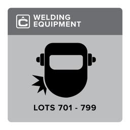 Welding Equipment & Supply - Lots 701-799