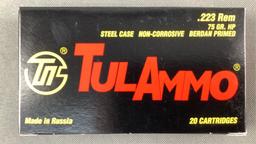 (5x) 20 Rds of .223 Rem Tulammo