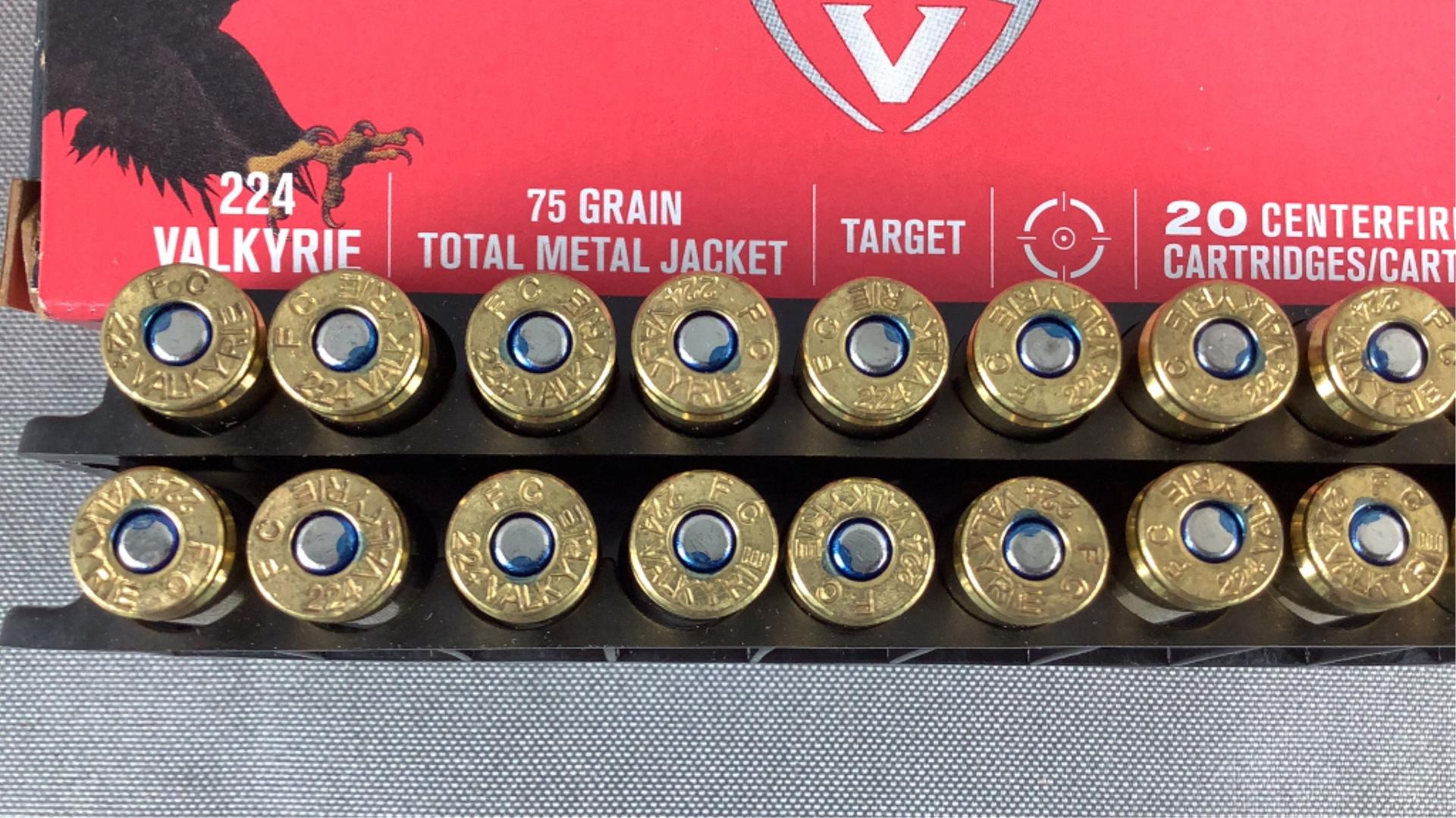 (3x) 20 rds 224 Valkyrie Federal