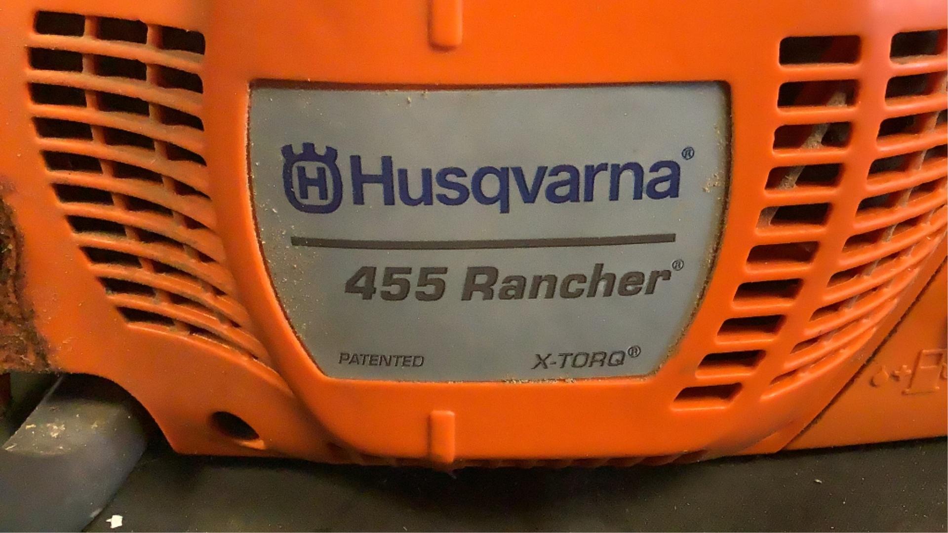 Husqvarna 20" Gas Powered Chainsaw 455 Rancher