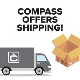 **COMPASS OFFERS SHIPPING**