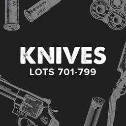 Knives Lots 701-799