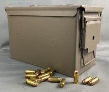 (Approx 1000) Rnds w/Ammo Can 45 Auto