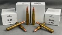 80 Rnds Assorted Reloaded 30-06 Springfield