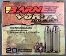 20 Rnds Barnes VOR-TX 357 Magnum XPB Ammo
