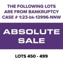 Bankruptcy Lots 450-499 Located in Kensington GA