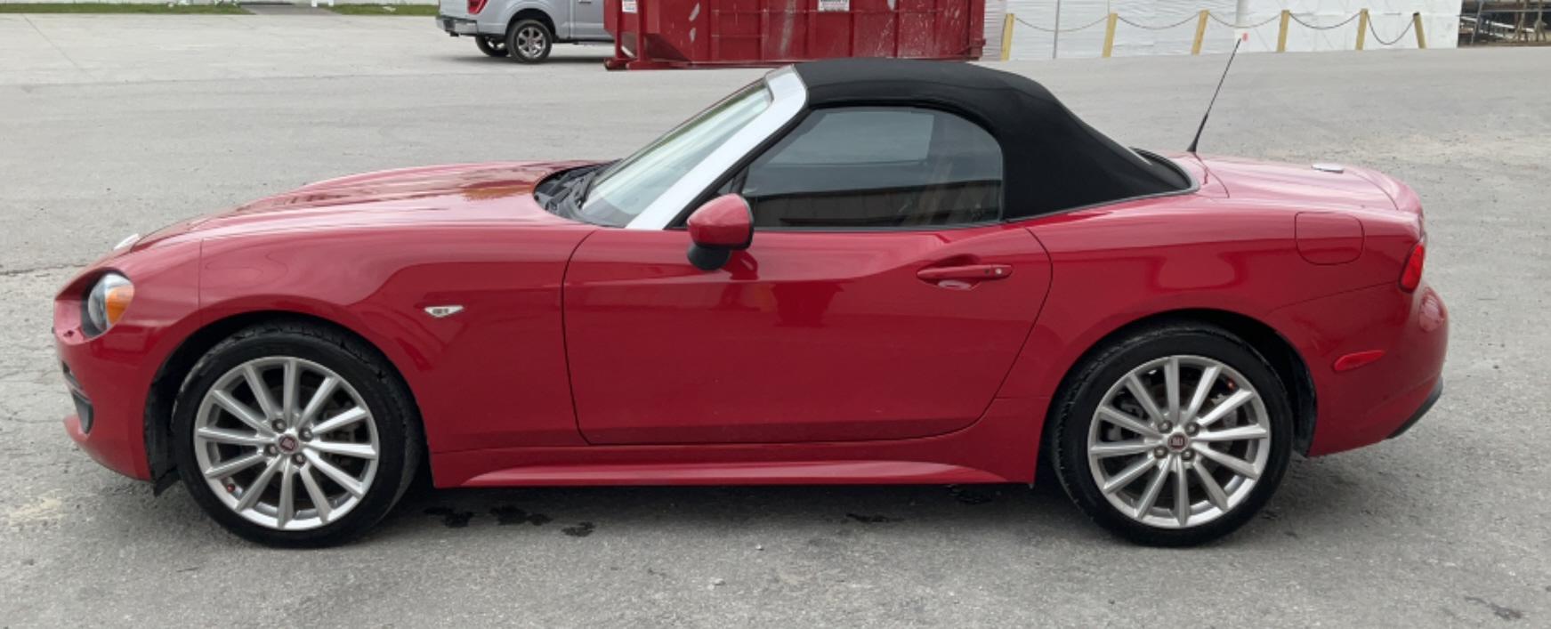 Bankruptcy Vehicle 2018 Fiat Spider 124 Convertibl