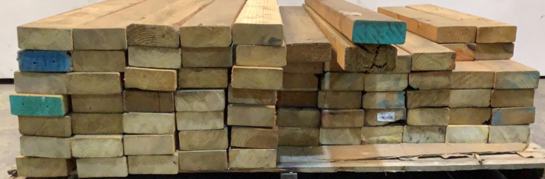 Assorted 2X4 Planks