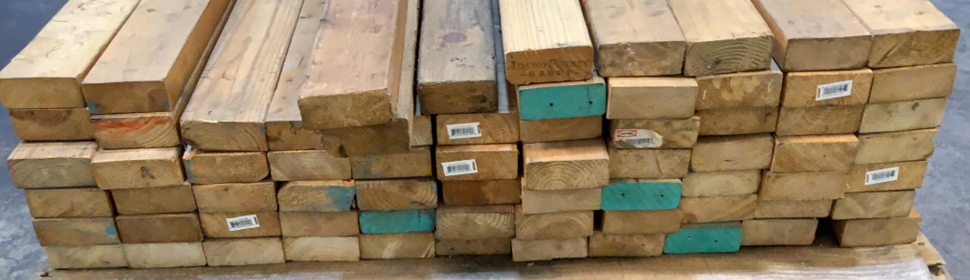 Assorted 2X4 Planks