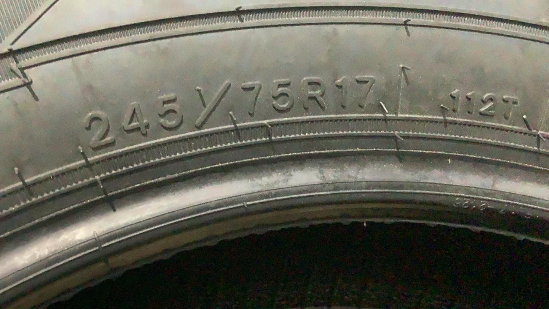 (4) Goodyear 245/75R17 Tires Wrangler All-Terrain