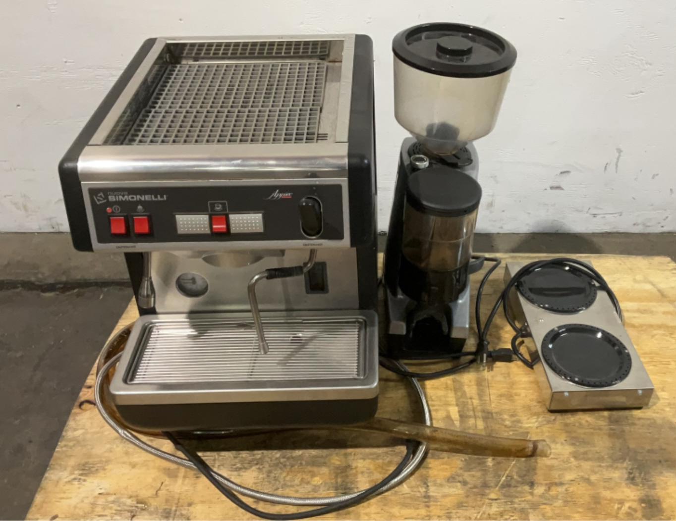 Espresso Machine, Grinder, Warmer