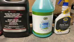 Mixed Lot- Cleaners & Automotive Fluids