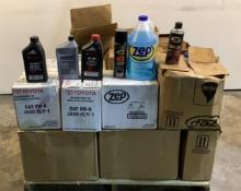 Assorted Cleaners & Automotive Fluids