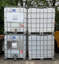 (4) Schutz 275 Gal Chemical Totes