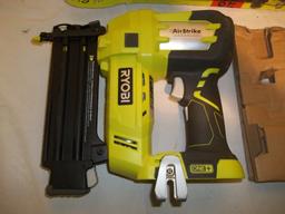 Ryobi 18-Volt Brad Nailer, no battery or charger,