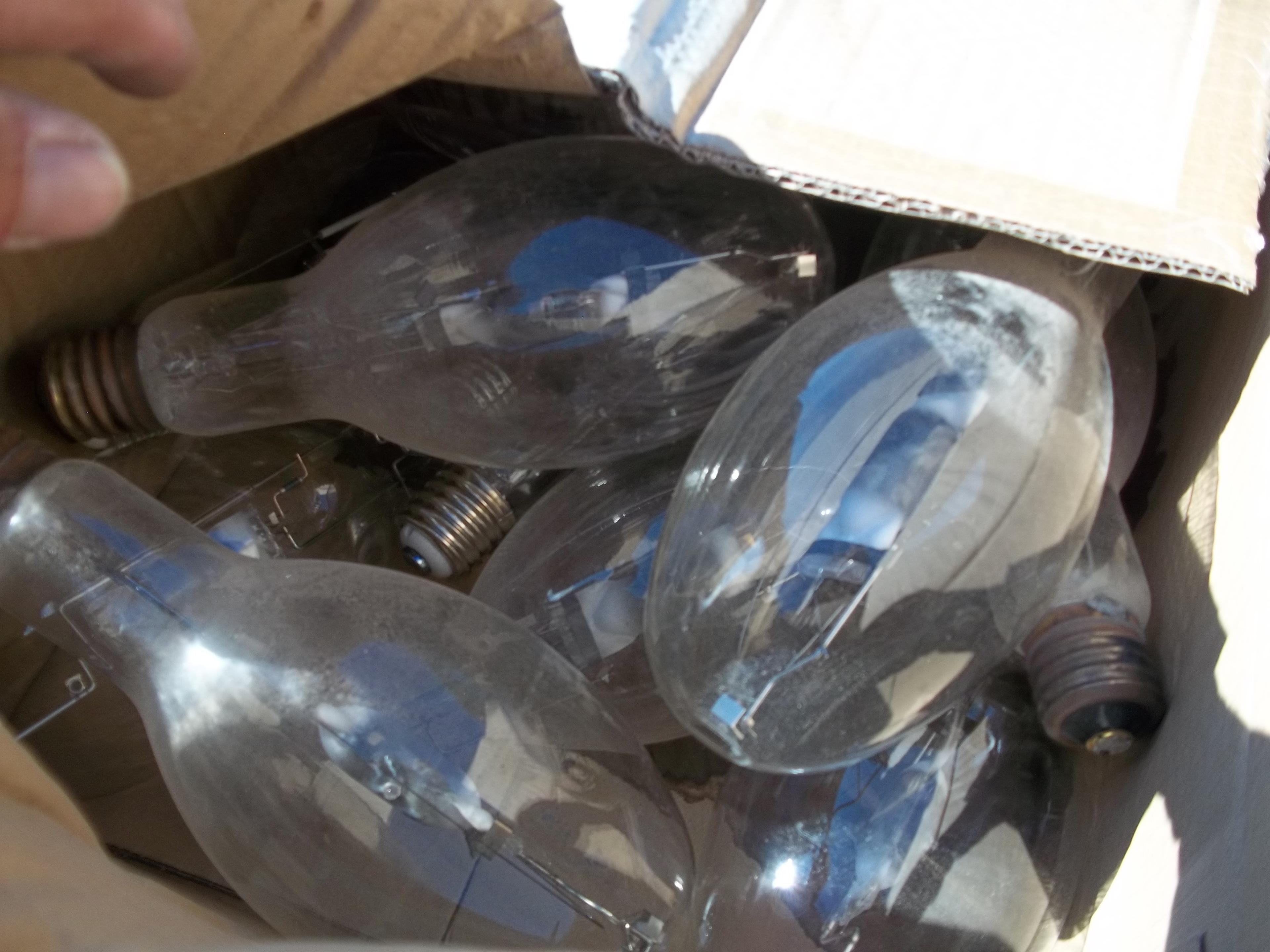 Lot of Overhead Warehouse Lights