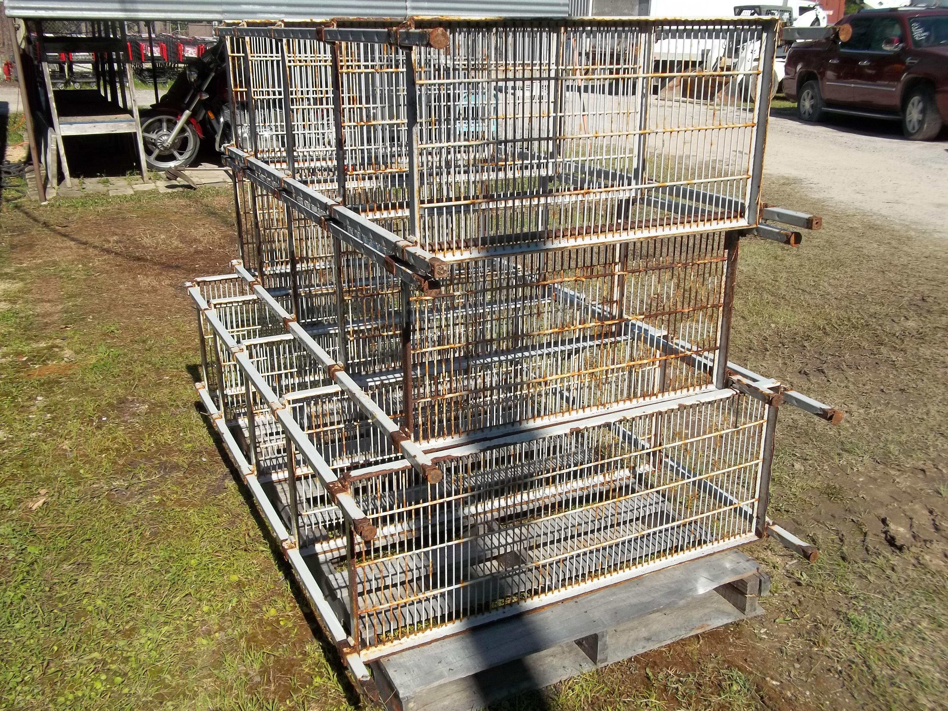 Lot of 3 Metal Wire Racks