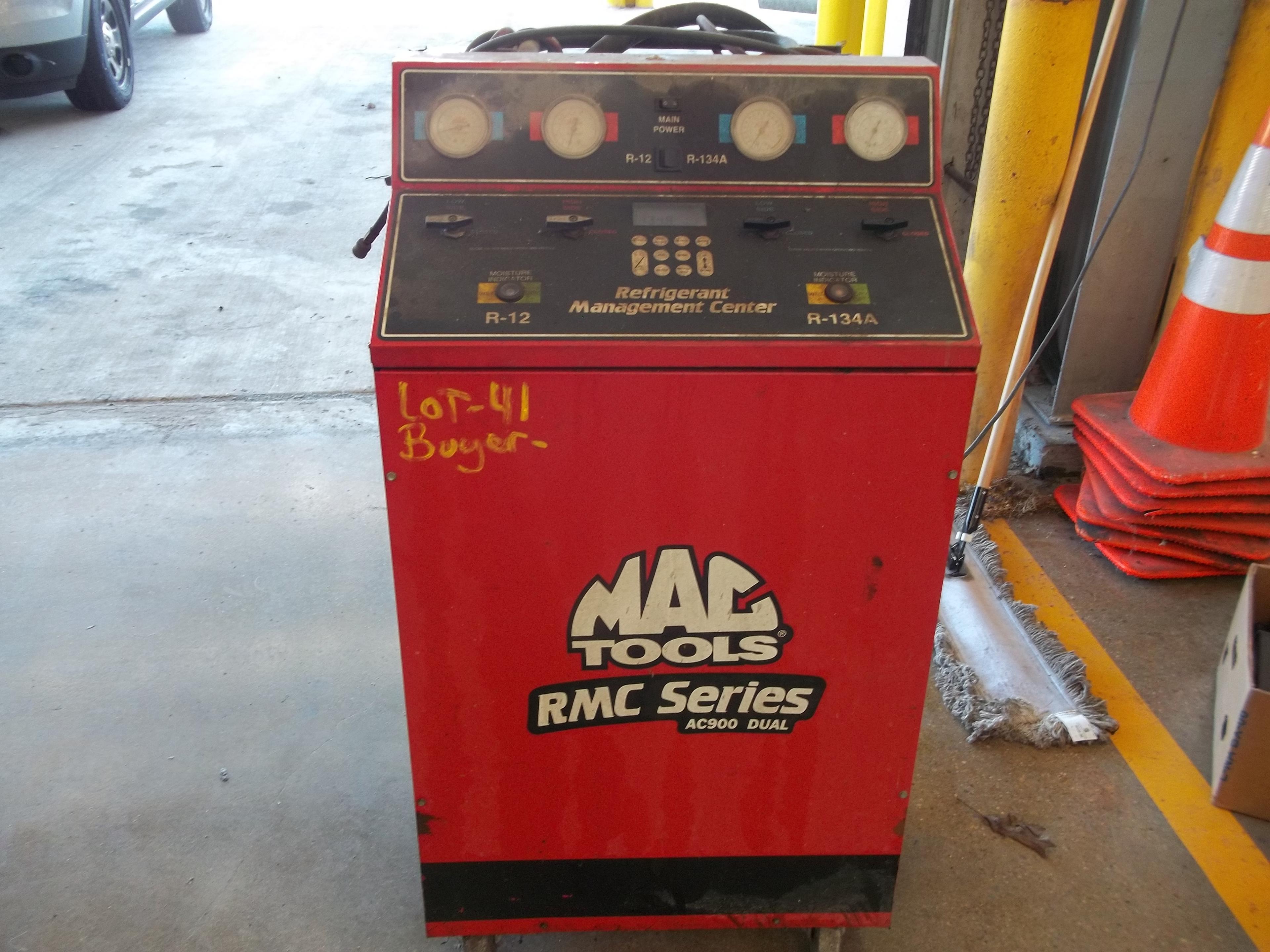 Mac Tools RMC Series AC900 Refrigerant Management Center