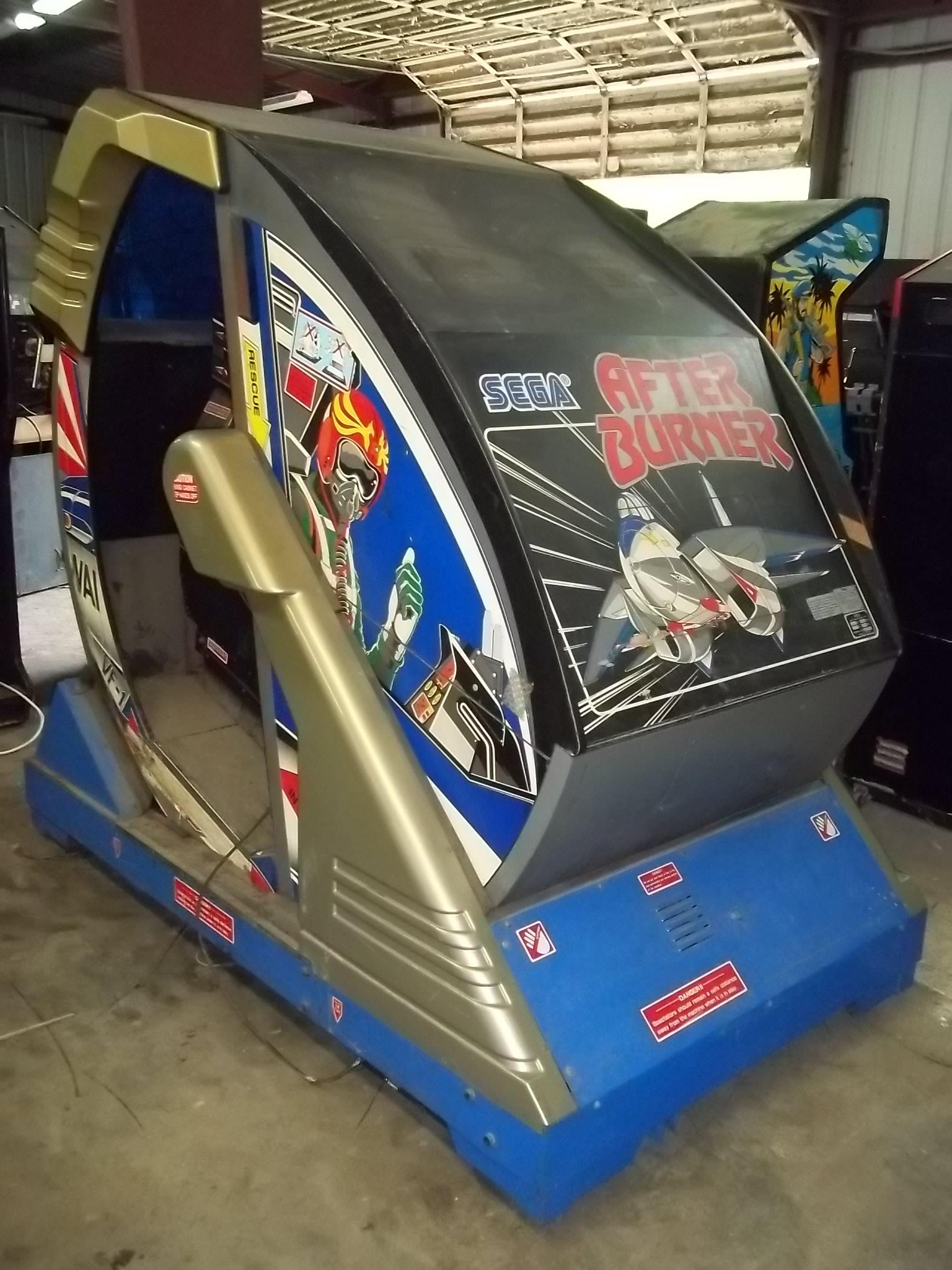 Sega After Burner Enclosed Flight Game