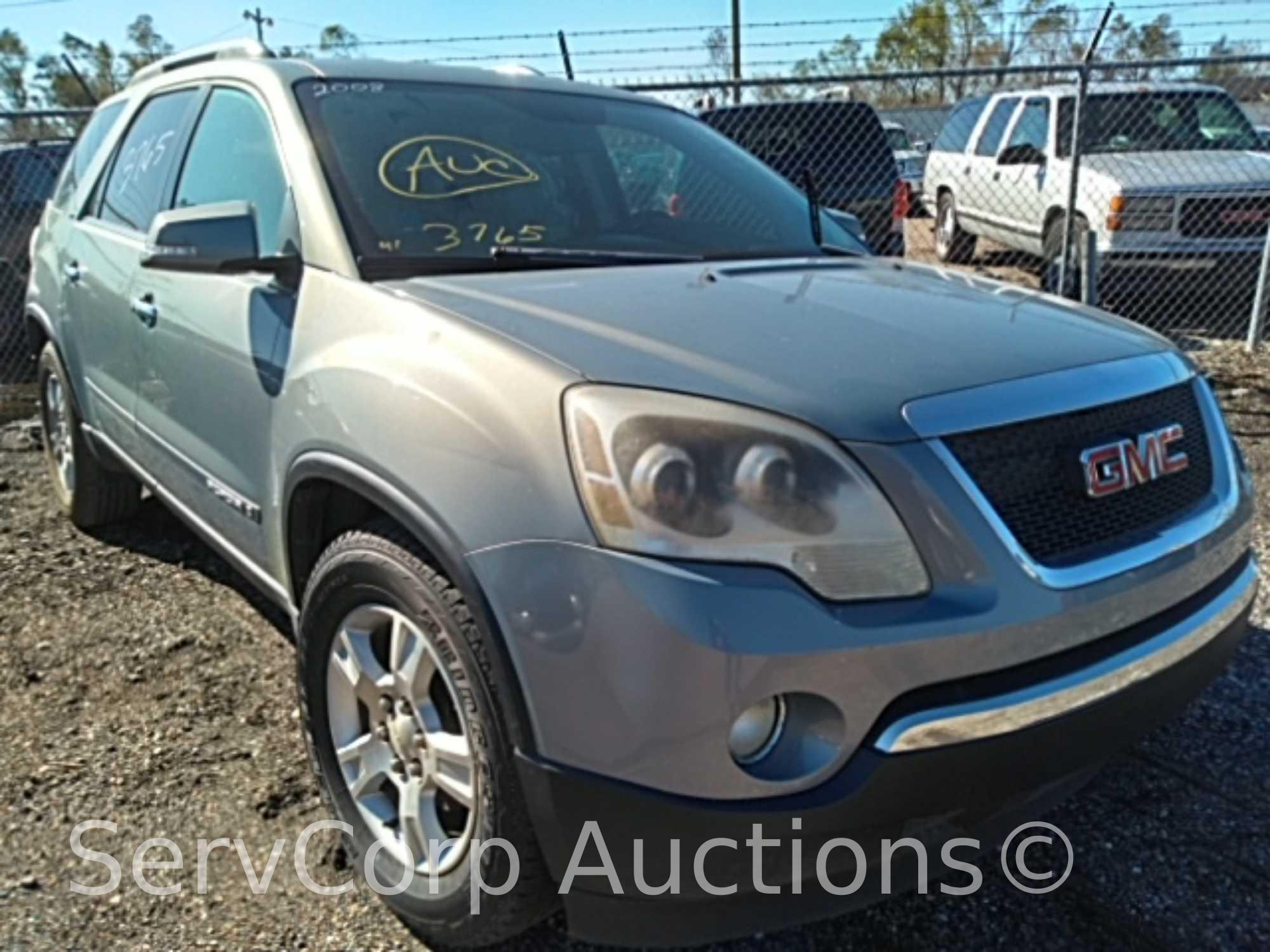 2008 GMC Acadia Multipurpose Vehicle (MPV), VIN # 1GKER23758J228134