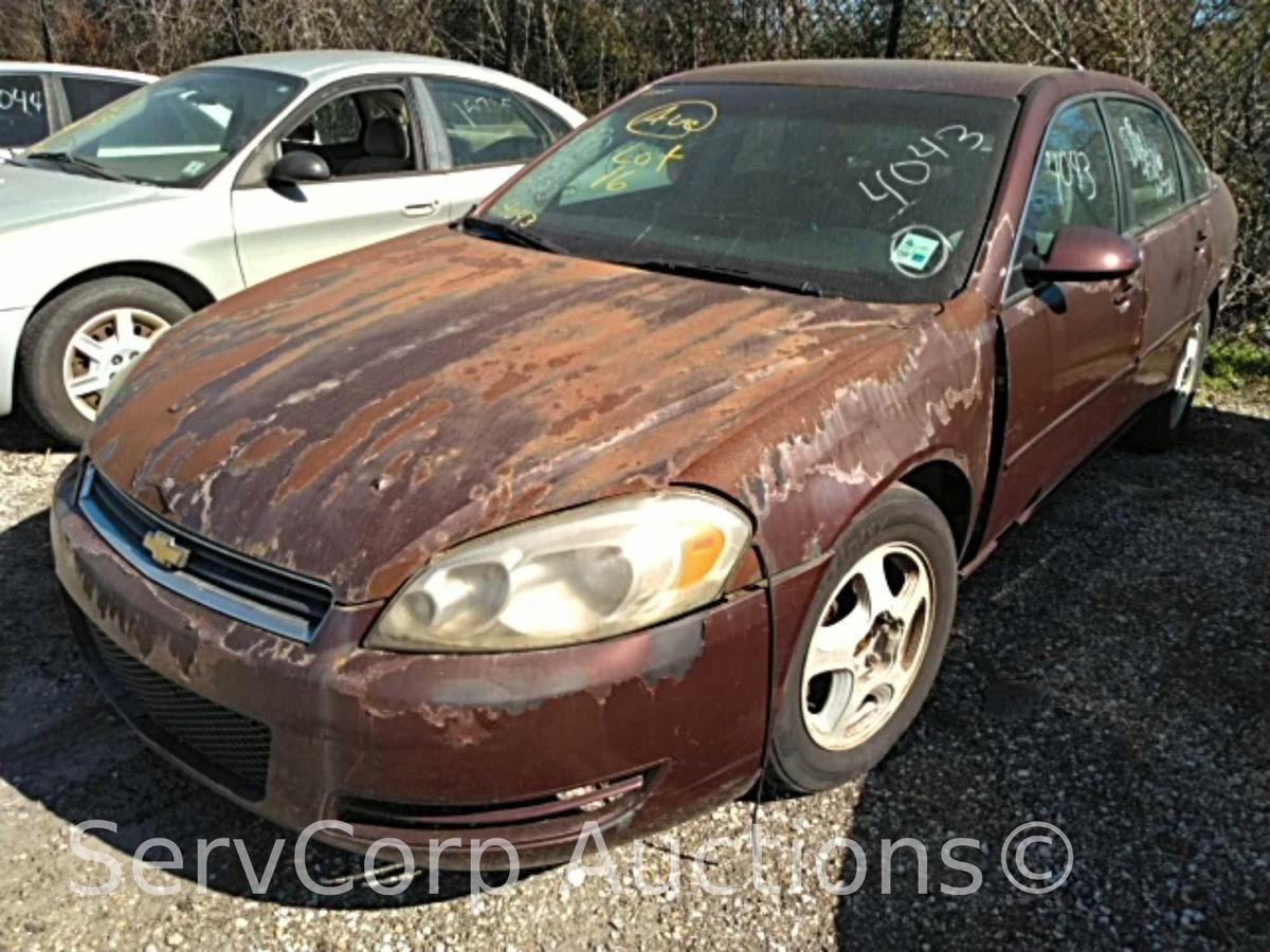 2007 Chevrolet Impala Passenger Car, VIN # 2G1WT58K779217753 Reconstructed