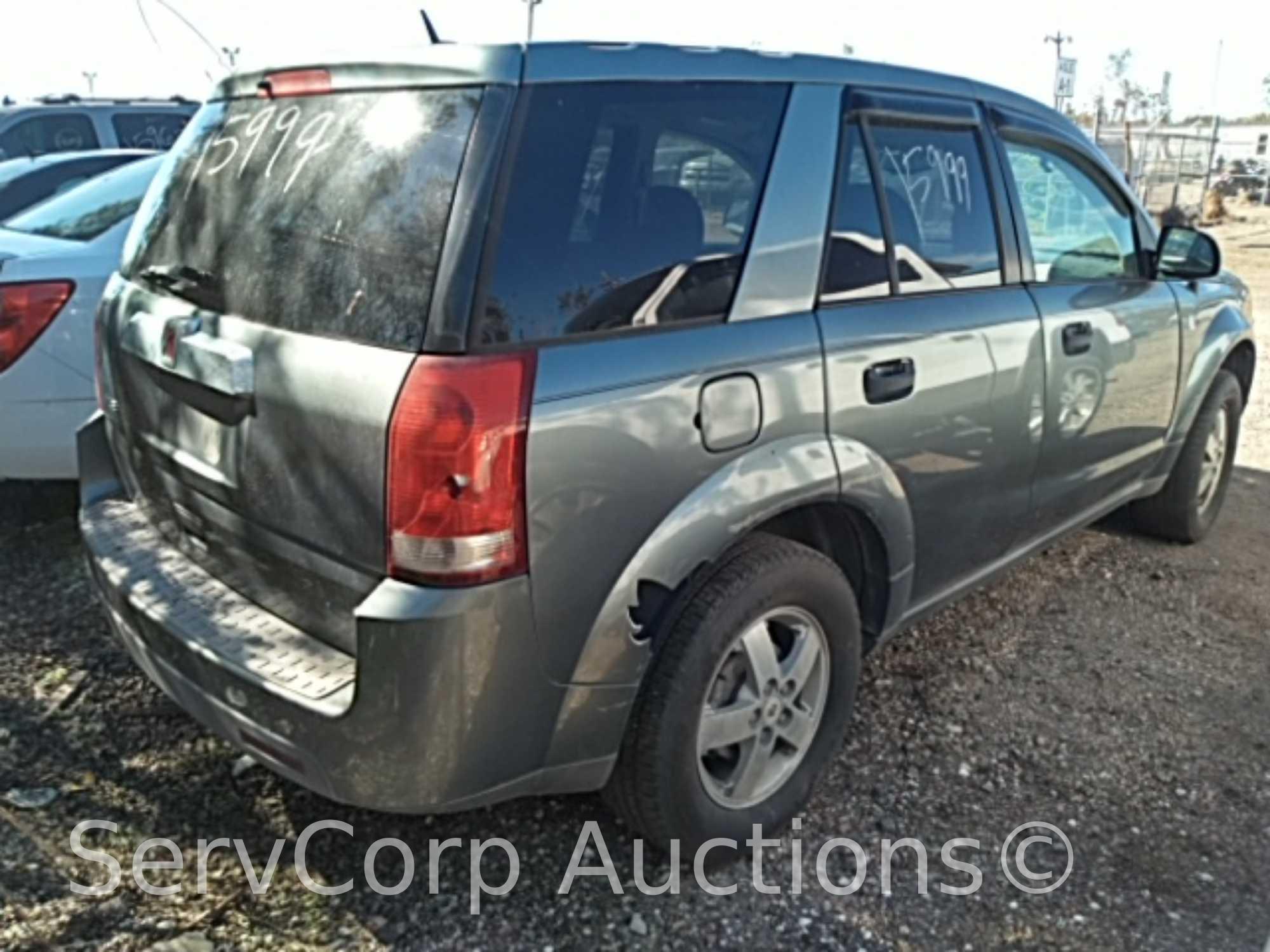 2006 Saturn VUE Multipurpose Vehicle (MPV), VIN # 5GZCZ33D86S844480