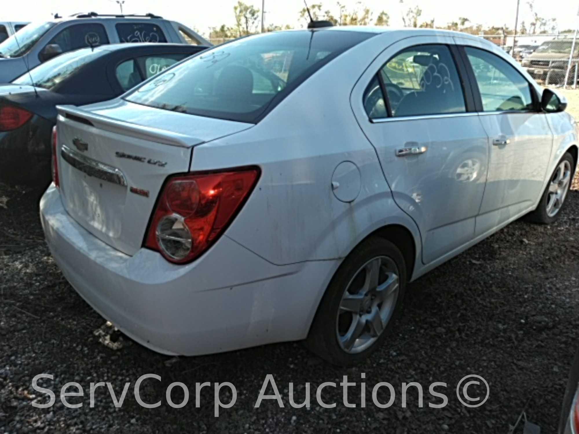 2016 Chevrolet Sonic LTZ Passenger Car, VIN # 1G1JE5SB1G4136991