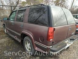 1996 Chevrolet Tahoe Multipurpose Vehicle (MPV), VIN # 1GNEC13R9TJ386954