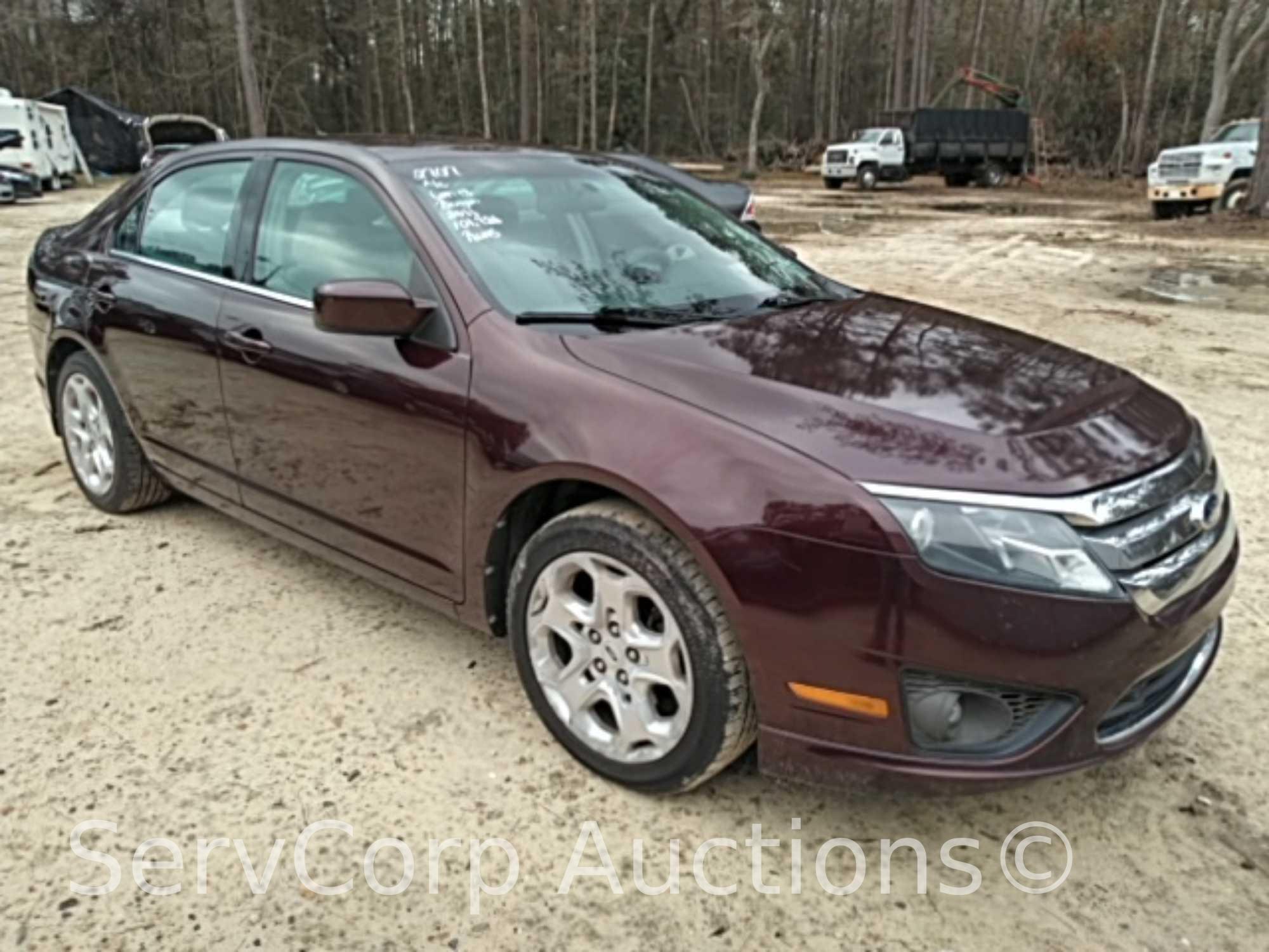 2011 Ford Fusion Passenger Car, VIN # 3FAHP0HG0BR322310