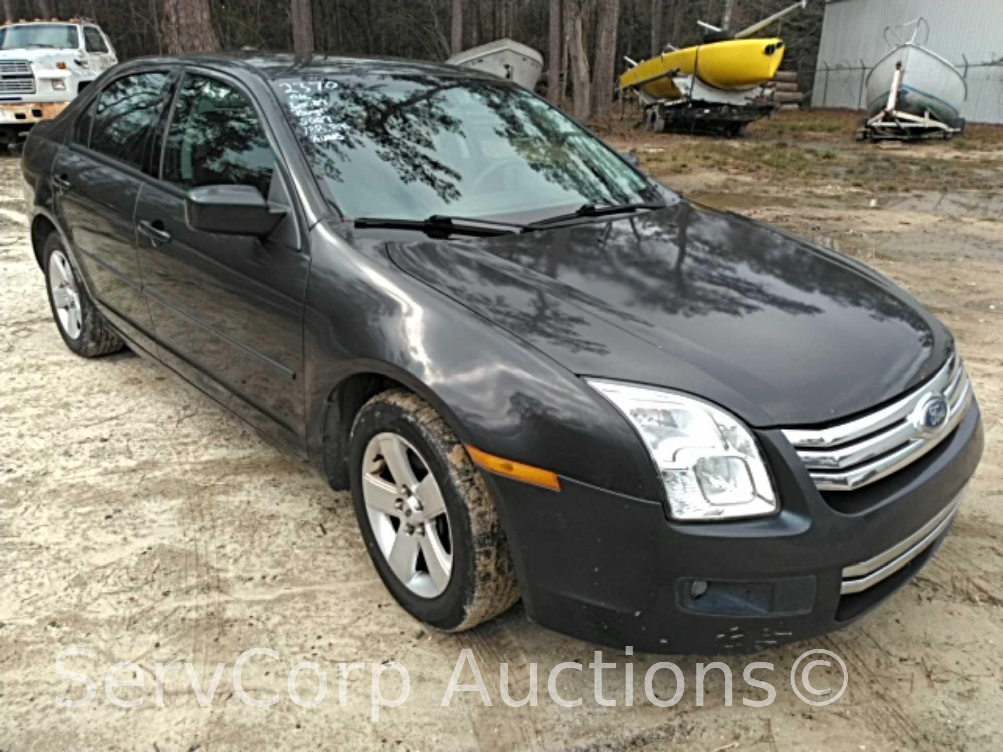 2007 Ford Fusion Passenger Car, VIN # 3FAHP07147R228399