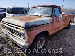 1975 Ford F100 Pickup Truck VIN: F10BUX04558