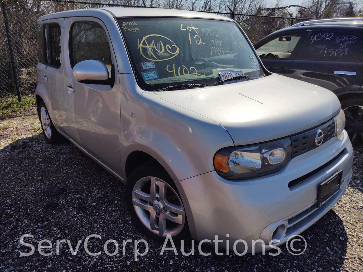 2013 Nissan Cube Multipurpose Vehicle (MPV), VIN # JN8AZ2KR6DT306002