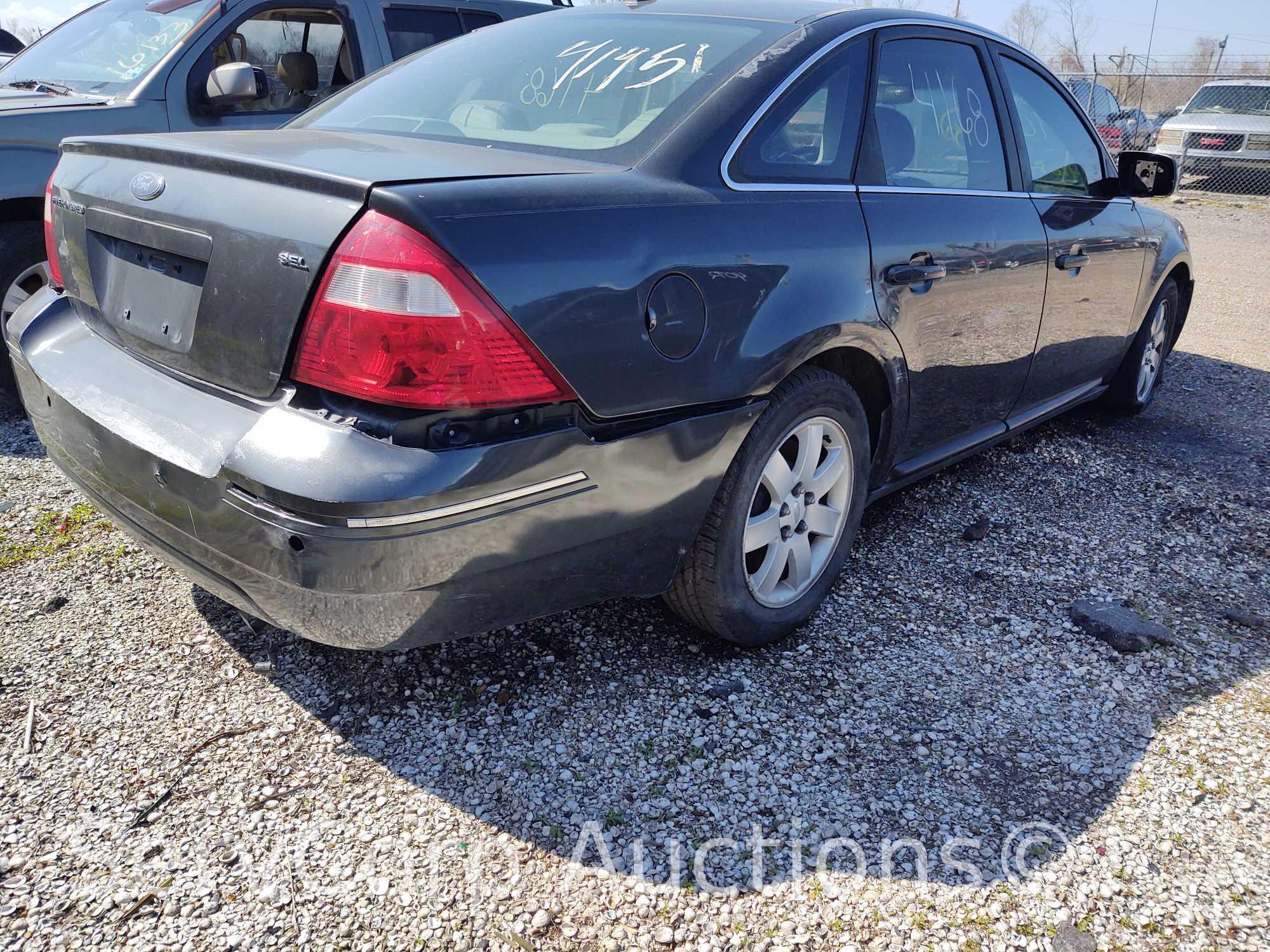 2007 Ford Five Hundred Passenger Car, VIN # 1FAHP24147G143196 Water Damage, Reconstructed