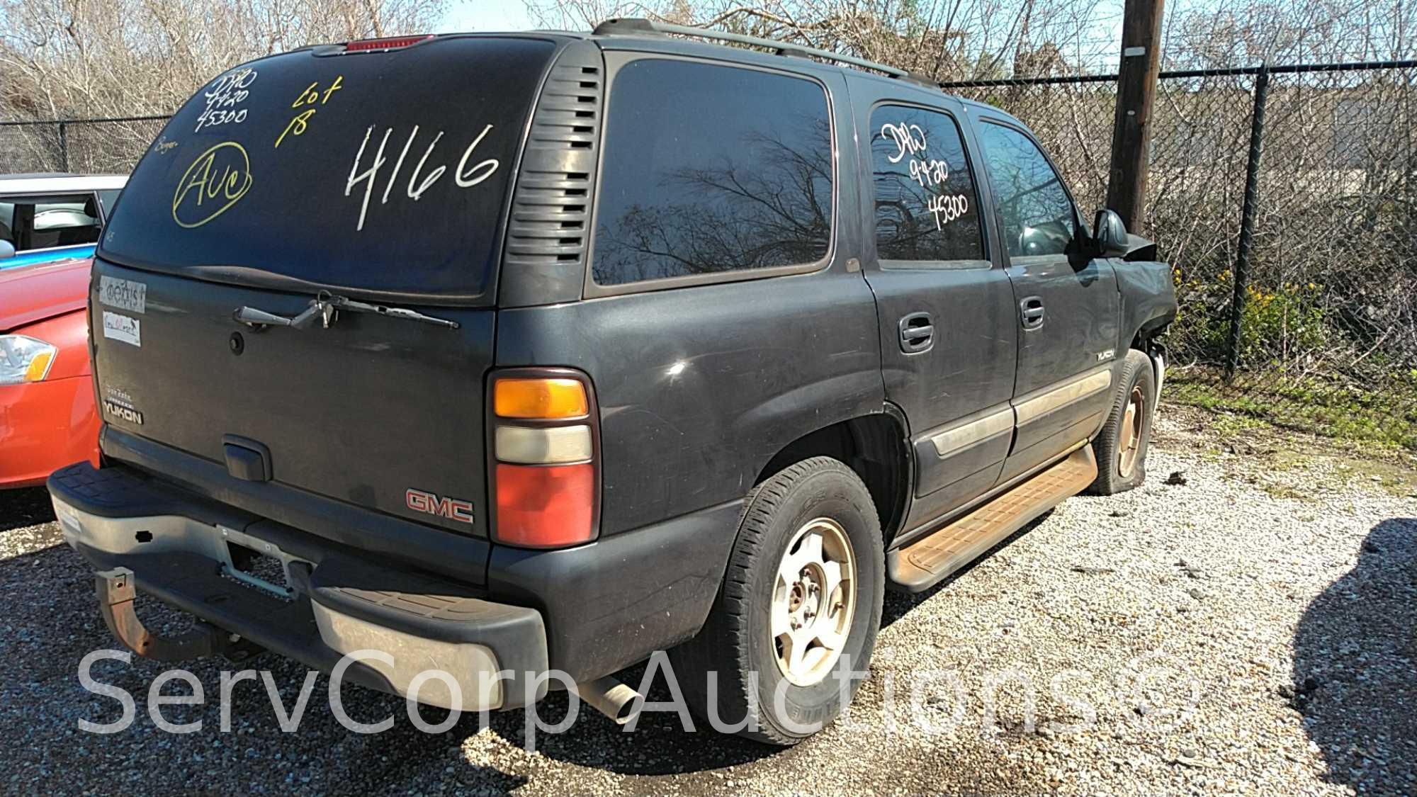 2004 GMC Yukon Multipurpose Vehicle (MPV), VIN # 1GKEC13V94R123988