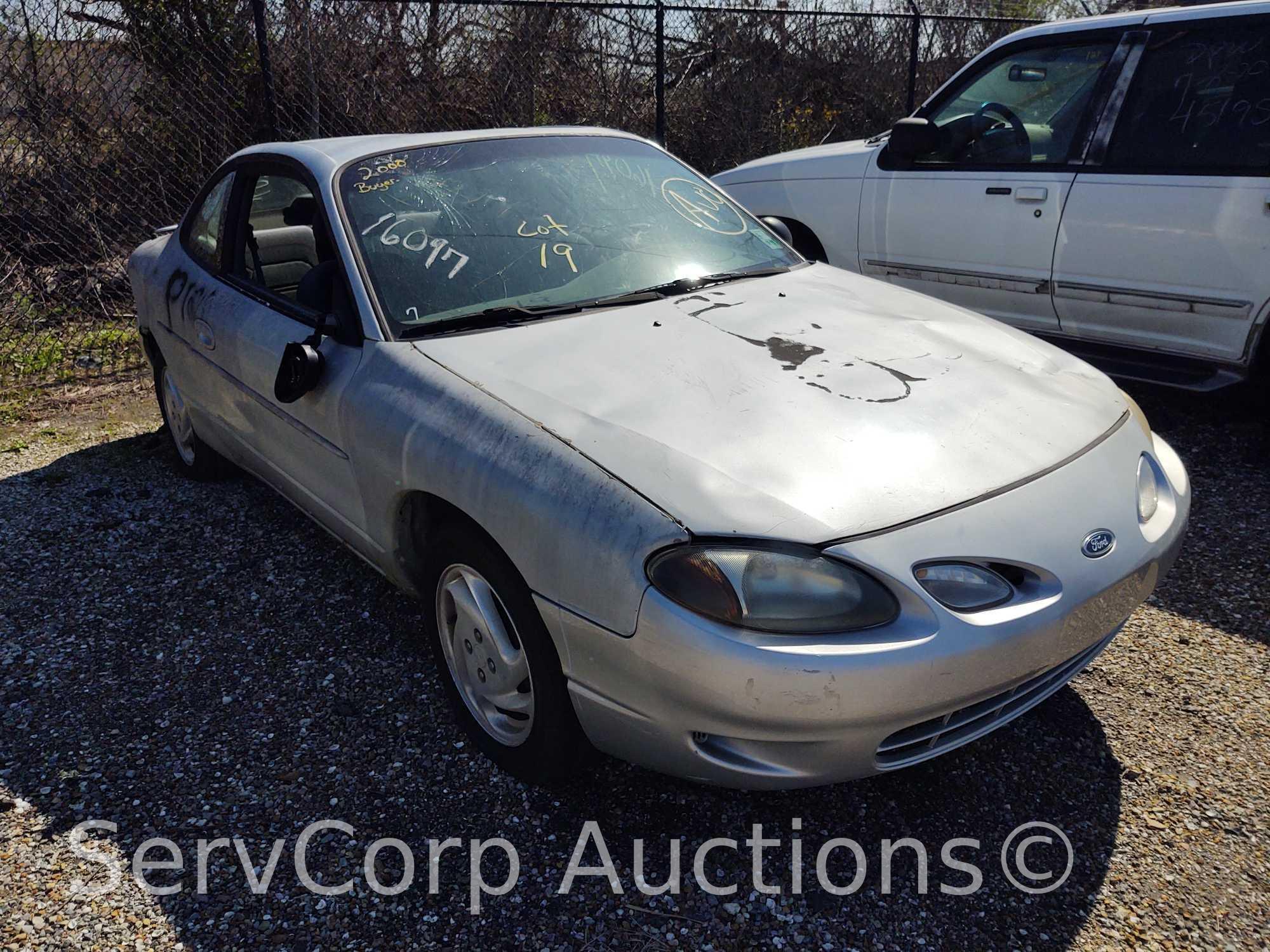 2000 Ford Escort Passenger Car, VIN # 3FAKP1135YR117996